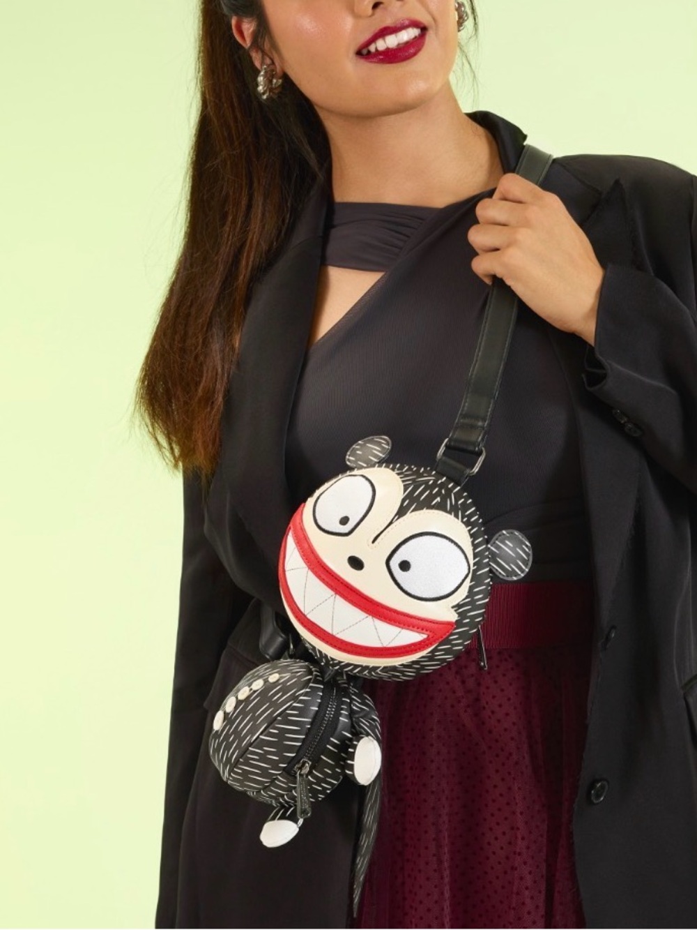 NWT Disney Loungefly Limited Edition Nightmare Before Christmas Teddy Crossbody - Picture 2 of 13